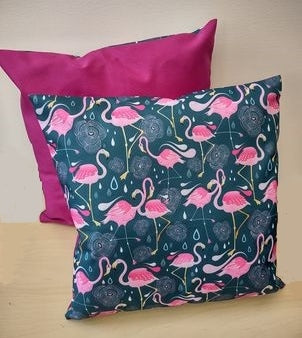Pink Flamingos Pillow Cover 40x40cm+ Zippered – MagnoliaFabric