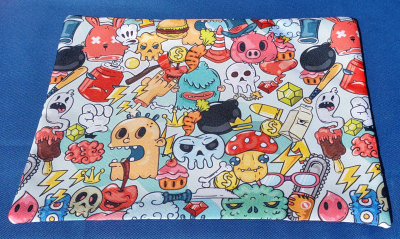 Funny Monsters Garden Table Set – Tablecloth, 2 Cushion Covers and Place mats | Perfect for Garden Parties, Weddings & Kids&