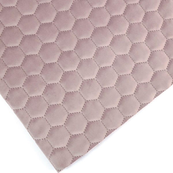 pink quilted home decor velvet