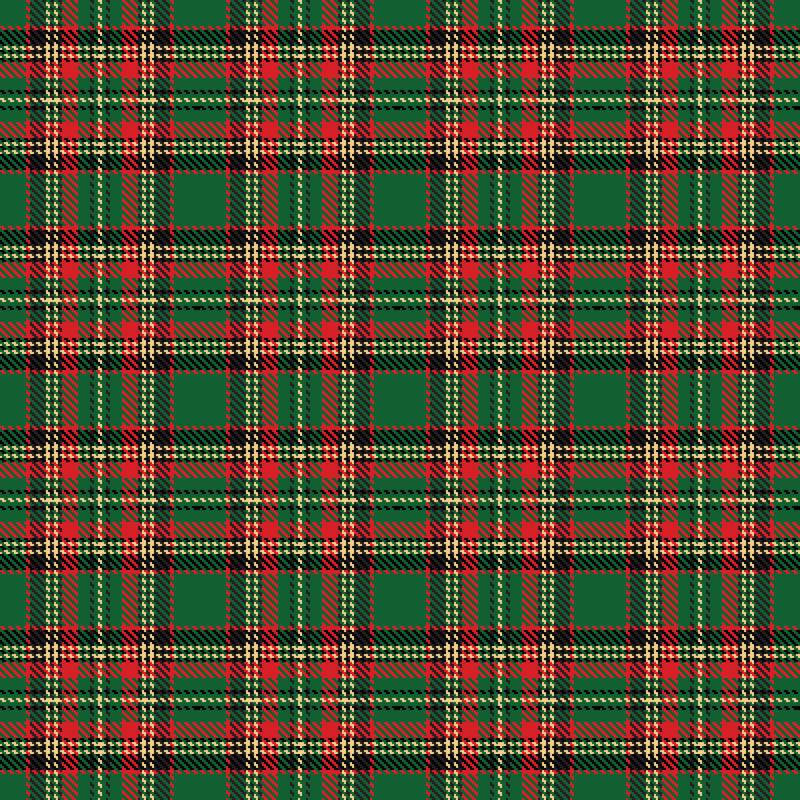 Christmas Check Plaid Velvet - MagnoliaFabric