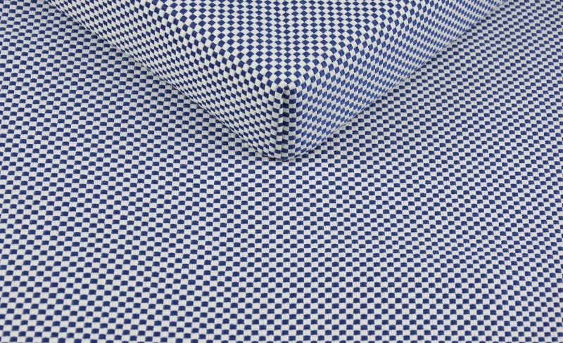 navy geometric fabric for luxury outdoor cushion