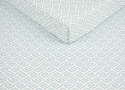 light blue geometric outdoor waterproof fabric