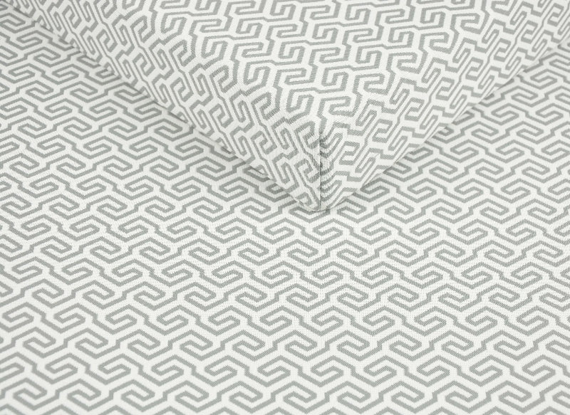 grey geometric outdoor waterproof fabric