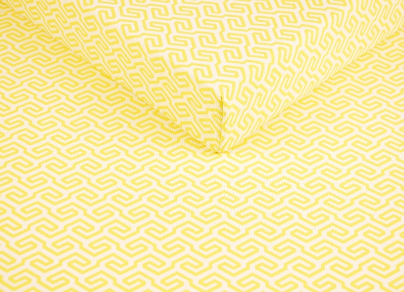 yellow geometric outdoor waterproof fabric