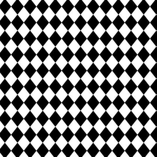 Black and White Diamonds - MagnoliaFabric