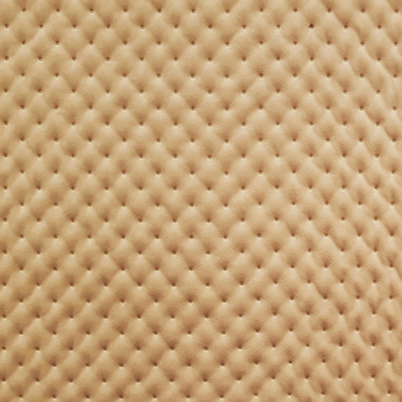 camel beige quilted velvet fabric for upholstery