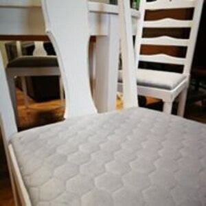 Honeycomb Quilted Light Grey Velvet Sell By The Metre