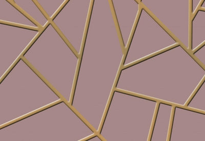 pink gold stripes upholstery fabric