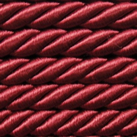 Red Wine Flanged Cord 5mm - MagnoliaFabric