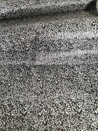 silver shiny decorative outdoor fabric